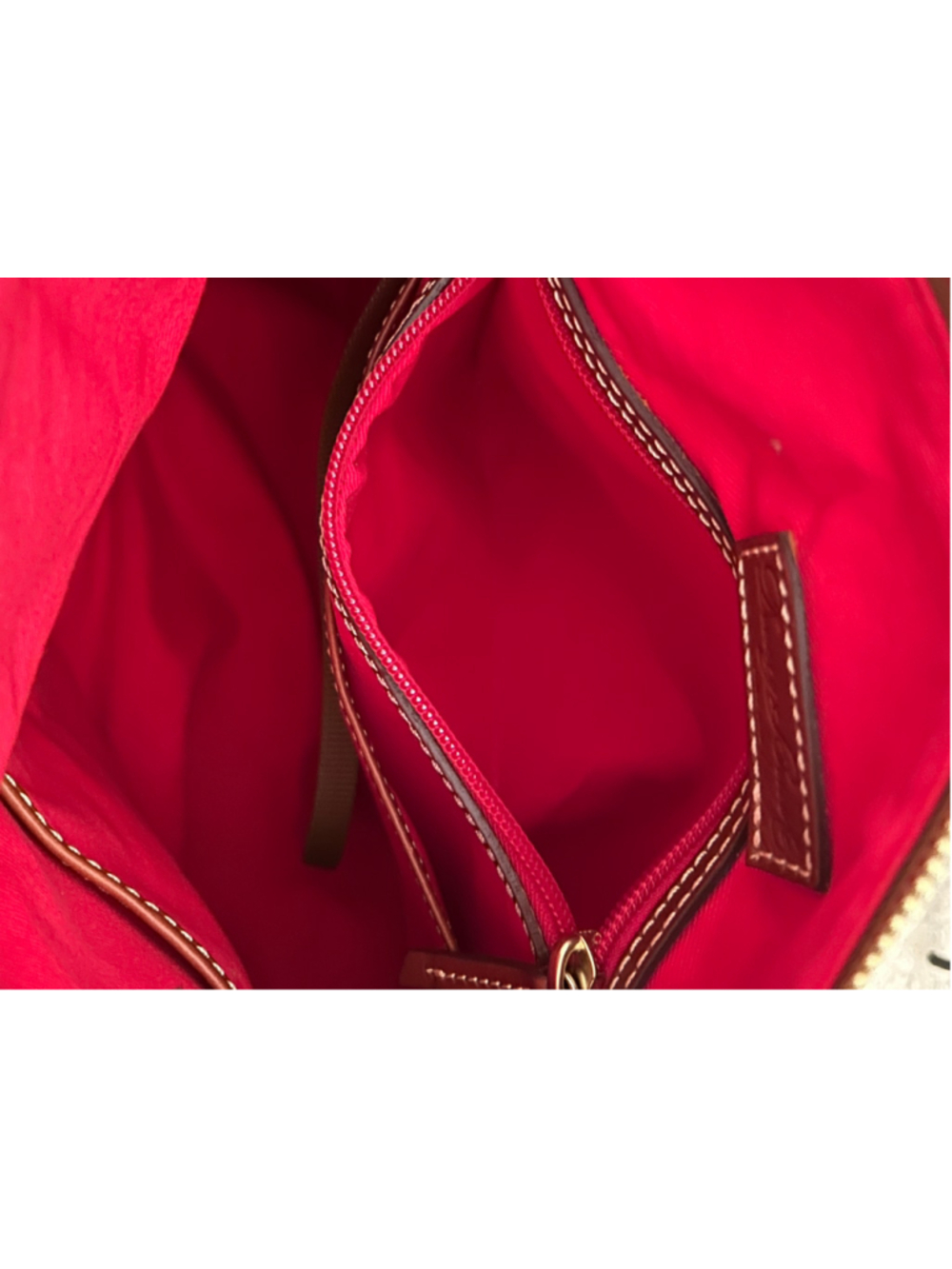 Women's Dooney & Bourke Suede Hobo Bag One Size Brown - Picture 9 of 12